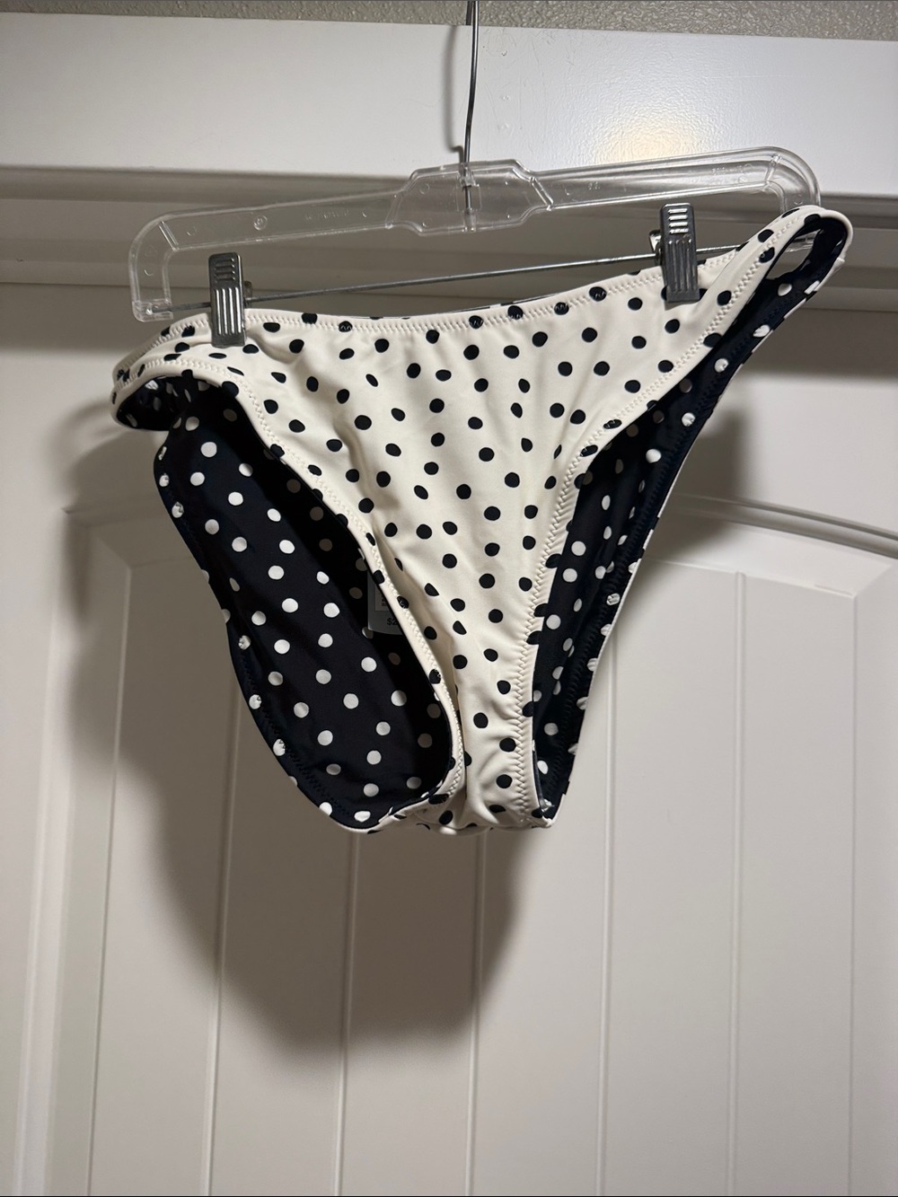 Shade & Shore reversible polka dot bikini bottom.